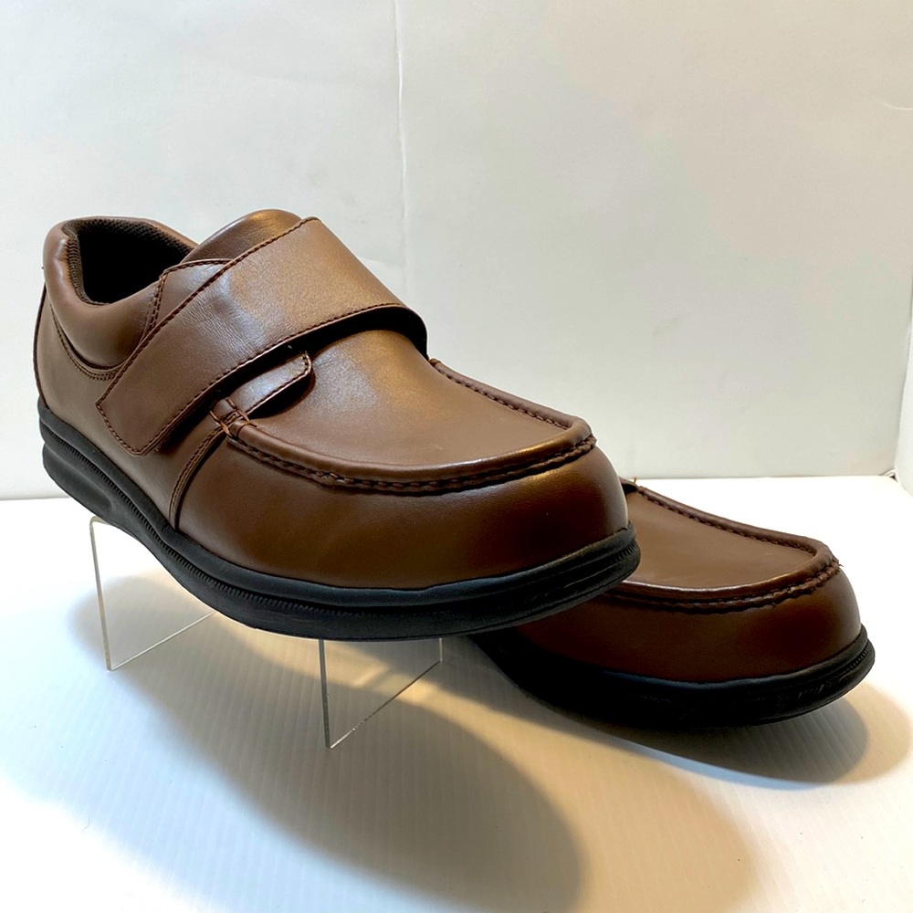 Dr. Zen Therapeutic Footwear Brown Adjustable Shoes Sz Mens 12M or Women 13M NIB
